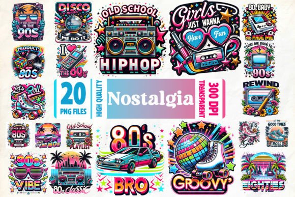 Download Retro Vibes Design Pack - Design Collection