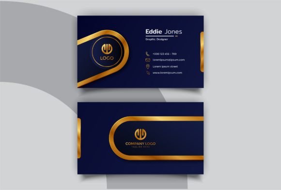 Download Luxury Gold Business Card Design - Design Collection