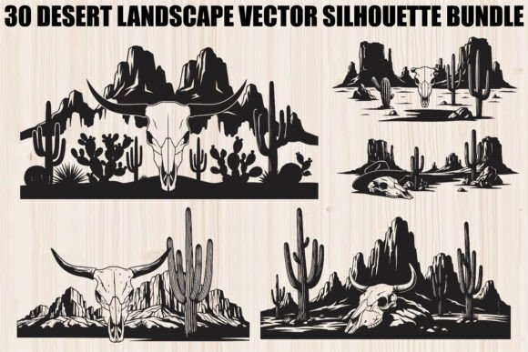 Download Desert Landscape Design Bundle - Design Collection