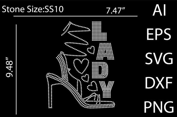 Download Lady Rhinestone Templates Design - Design Collection