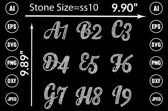 Download Alphabet Rhinestone Templates Design - Design Collection