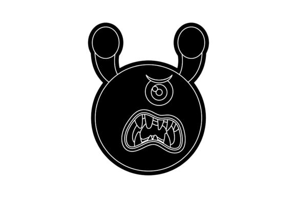 Download Monster Icon Design Scary Silhouette - Design Collection
