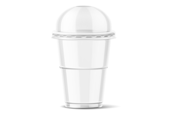 Download Clear Plastic Cup with Dome Lid. Takeawa - Premium Bundle