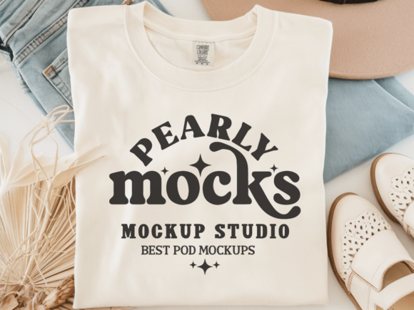 Download Comfort Colors C1717 Folded Mockup 13 - Premium Resources