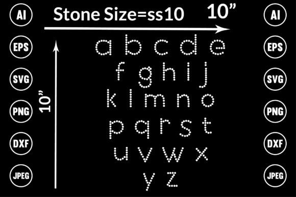 Download Alphabet Rhinestone Templates Design - Design Collection