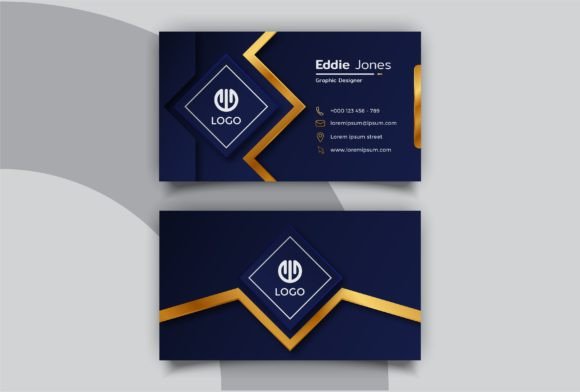 Download Luxury Golden Business Card Design - Design Collection