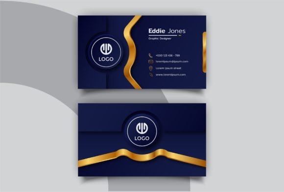 Download Luxury Golden Business Card Design - Design Collection
