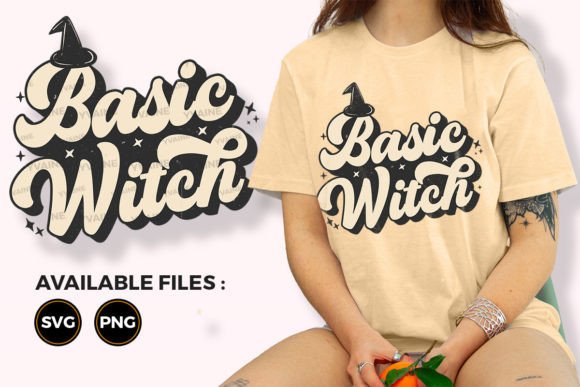Download Basic Witch Retro Halloween SVG Design - Design Collection