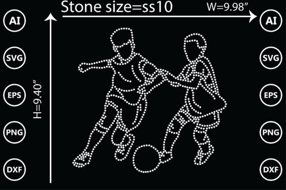 Download ( Football ) Rhinestone Templates Design - Design Collection