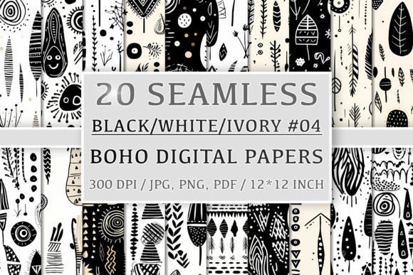 Download Black White Ivory Boho Set 4 - Ivory boho Collection